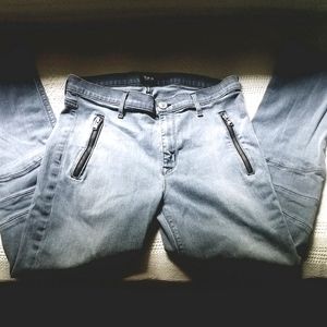 Hudson Jean's Stark Moto w/ Knee Pad details